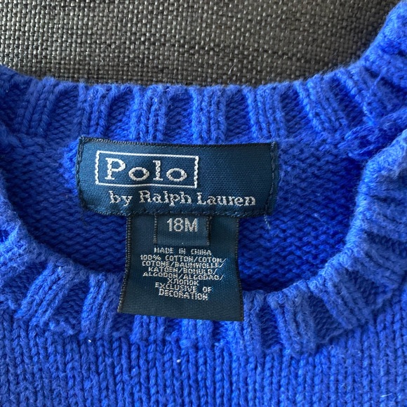 Ralph Lauren polo baby sweater 18month - Picture 2 of 5